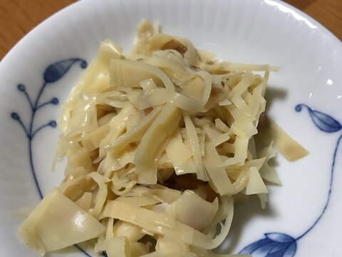 たけのこの姫皮の梅肉和え